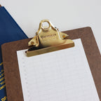 Penco- Old School Clipboard A5 Gold Clip