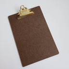 Penco- Old School Clipboard A5 Gold Clip