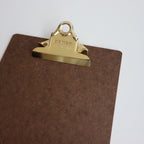 Penco- Old School Clipboard A5 Gold Clip