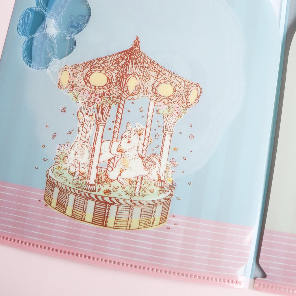 Aya Inoue- A5 Clear File Folder- Rocking Horse