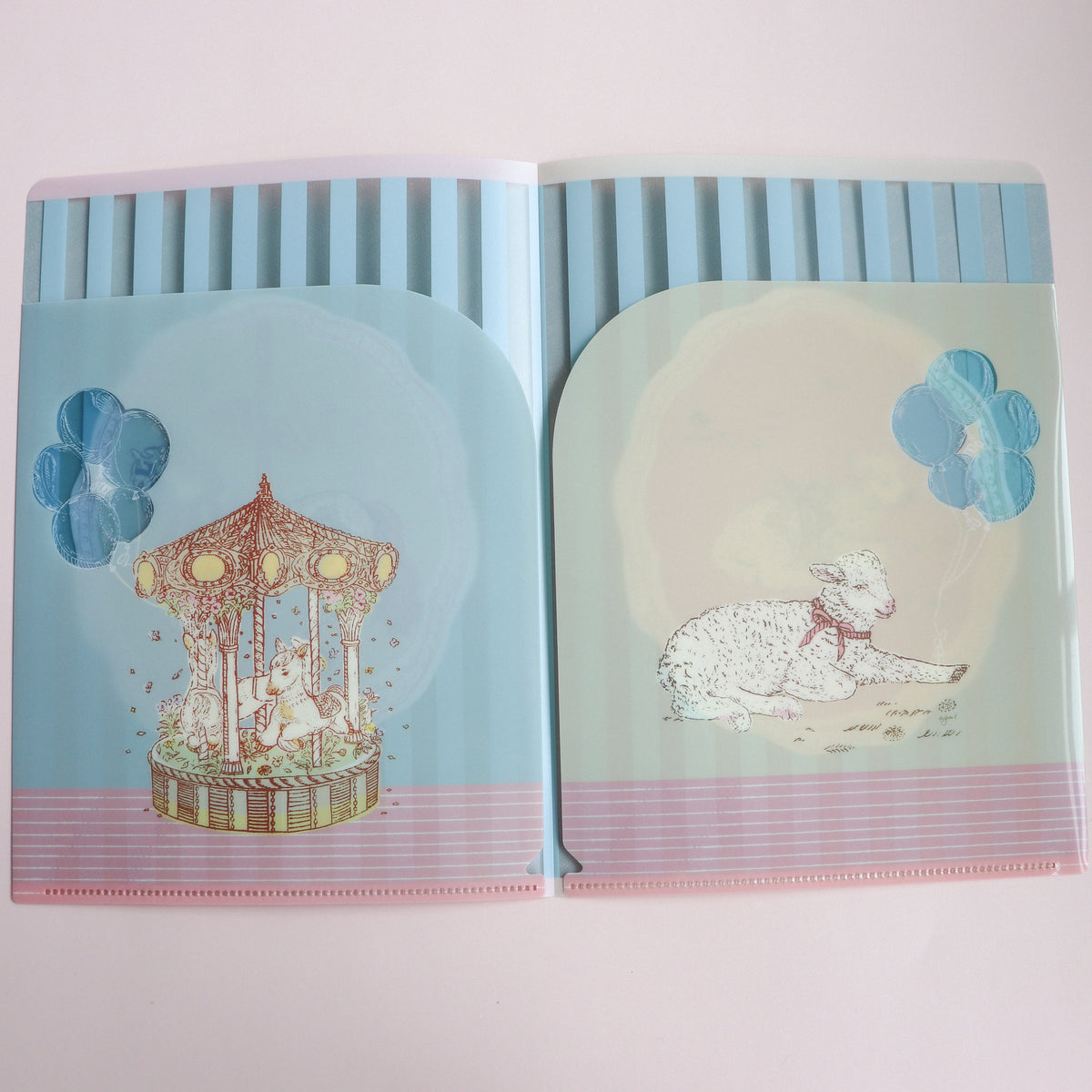 Aya Inoue- A5 Clear File Folder- Rocking Horse