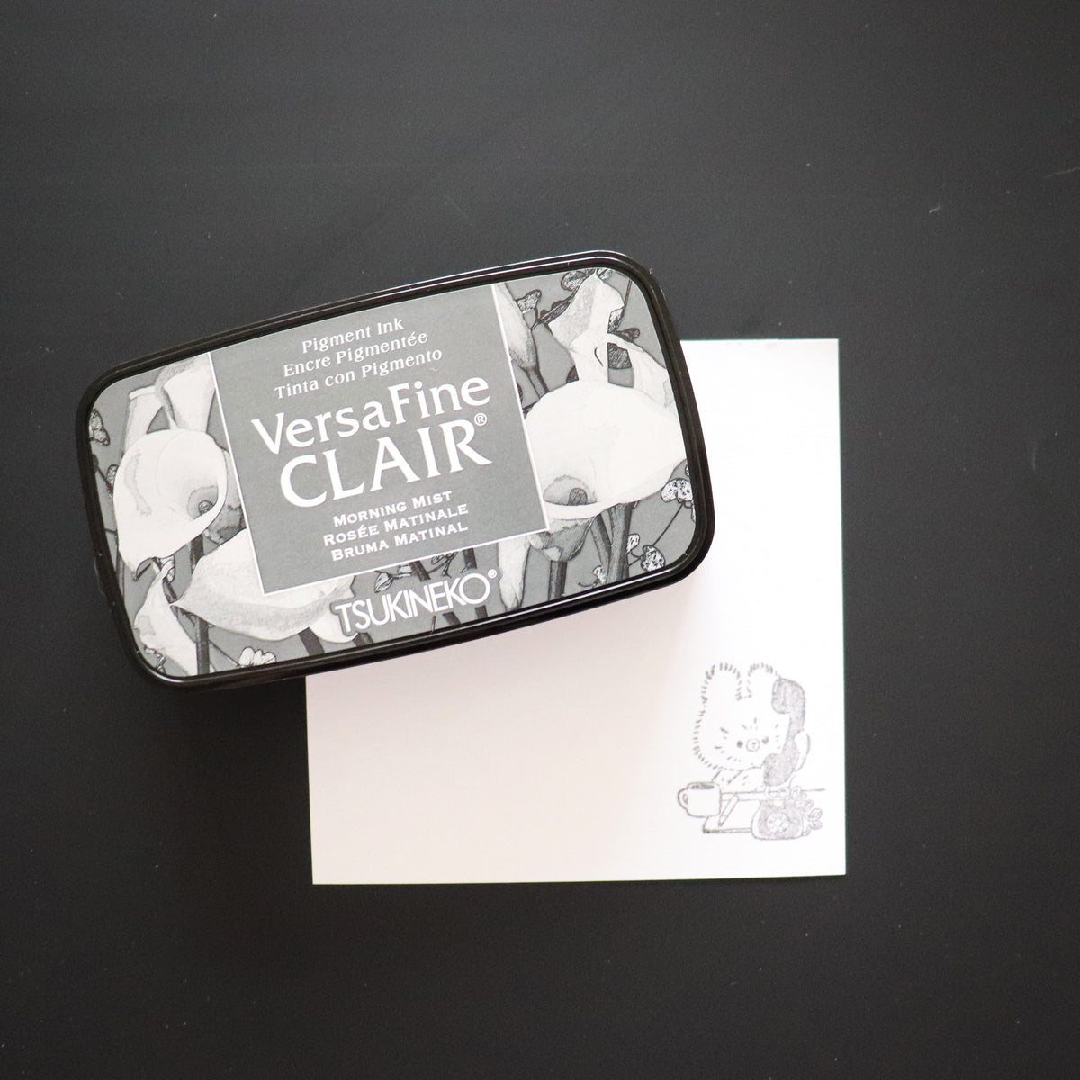 Tsukineko - VersaFine Clair Ink Pad (Black & Grey)