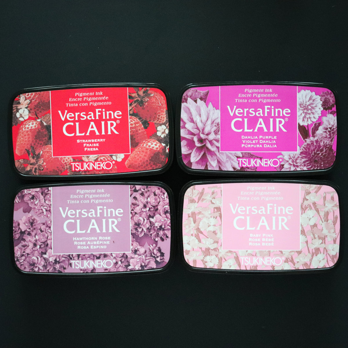 Tsukineko - VersaFine Clair Ink Pad (Pink & Red Collection)