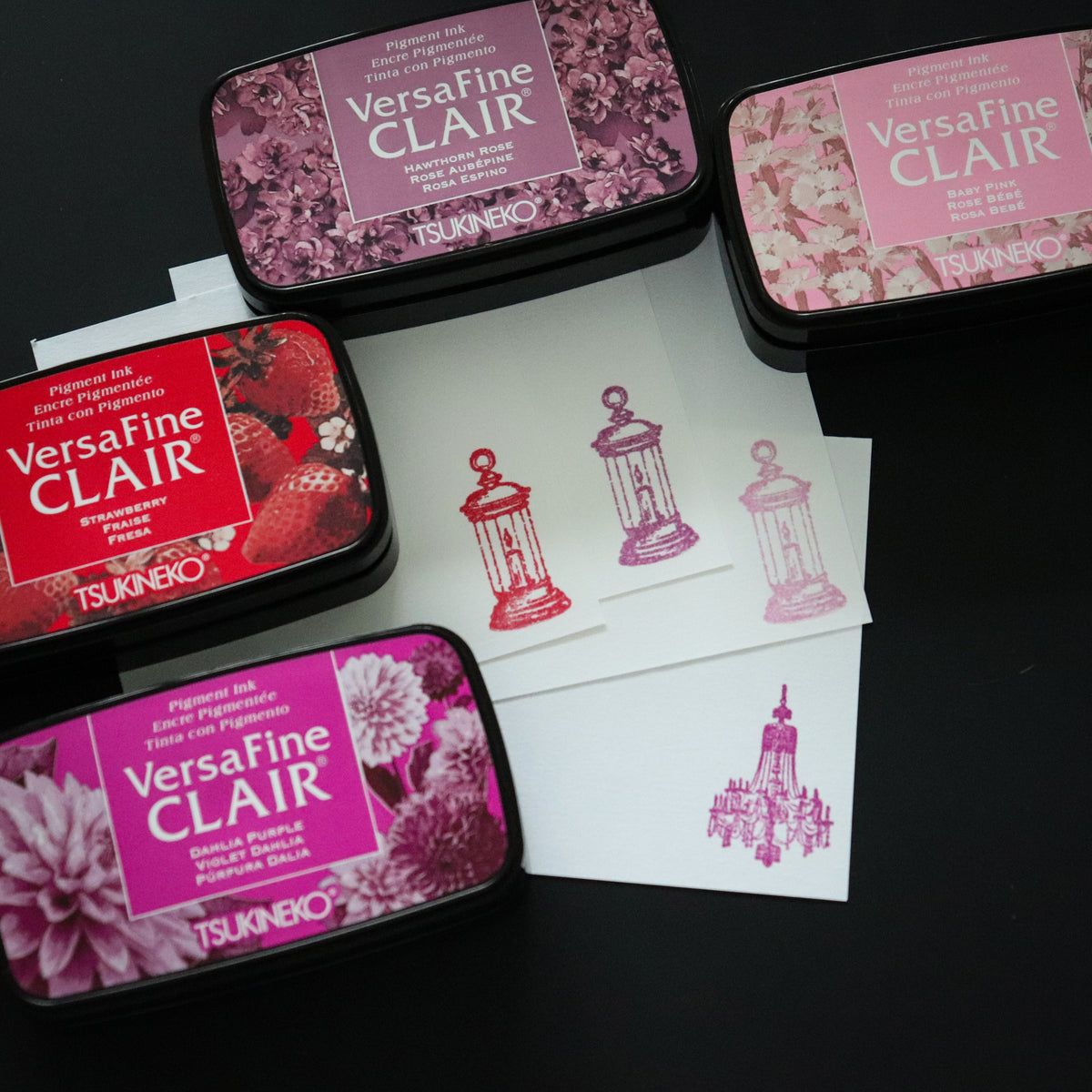 Tsukineko - VersaFine Clair Ink Pad (Pink & Red Collection)