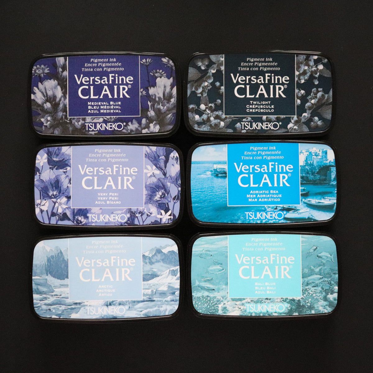 Tsukineko - VersaFine Clair Ink Pad (Blue Collection)