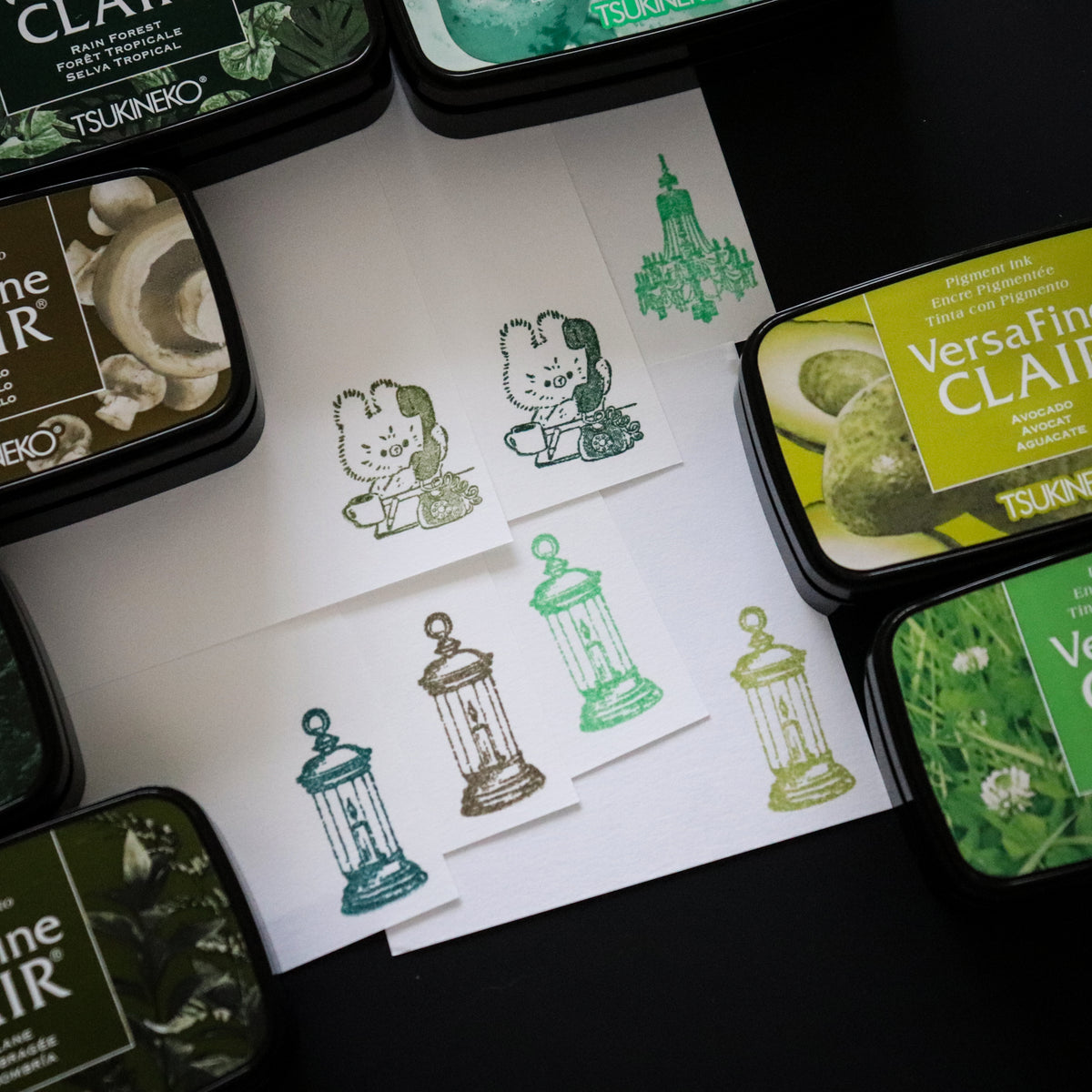Tsukineko - VersaFine Clair Ink Pad (Green Collection)