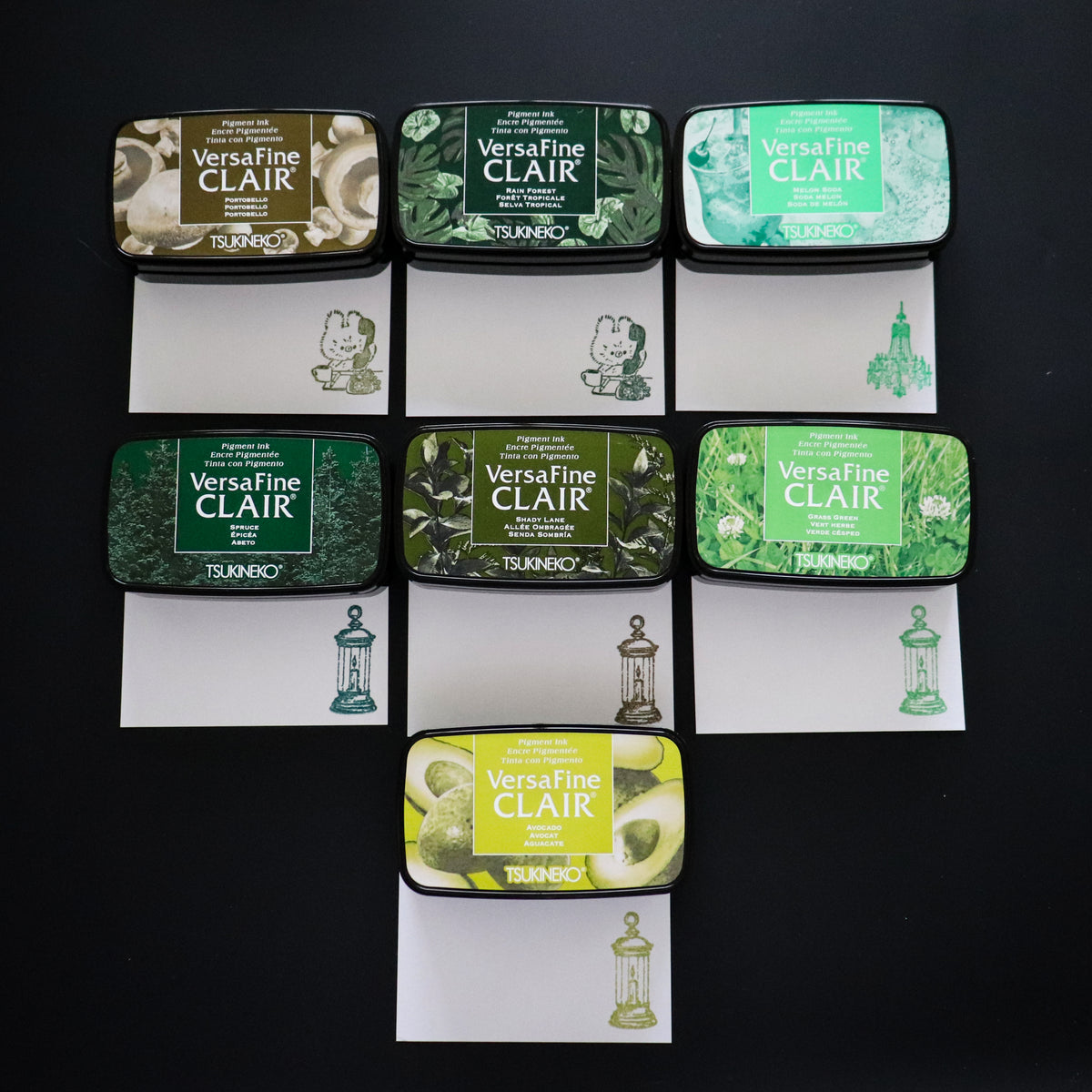 Tsukineko - VersaFine Clair Ink Pad (Green Collection)