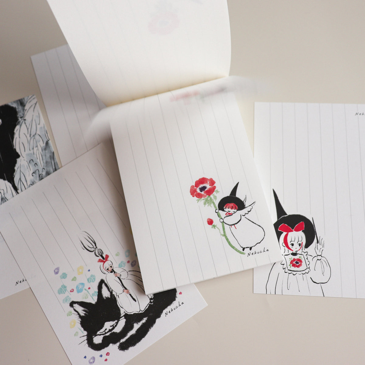 【NECOCHA】Anemone Witch Memo Pad