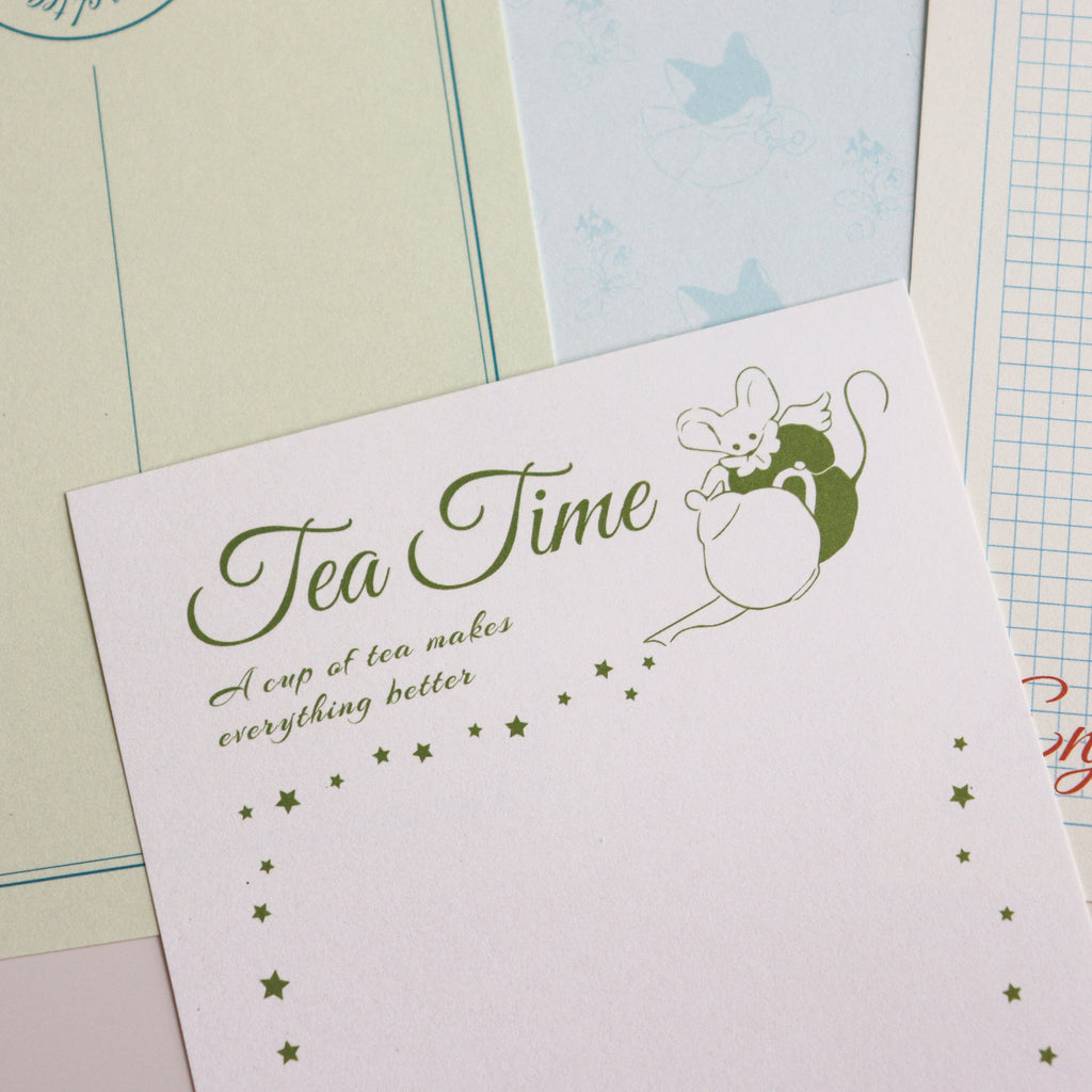 【NECOCHA】Memo Pad- The Purr-Feast Tea Time