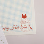 【NECOCHA】Memo Pad- The Purr-Feast Tea Time