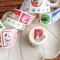 【NECOCHA】Date Stamp Washi Tape- "Green Forest Library"