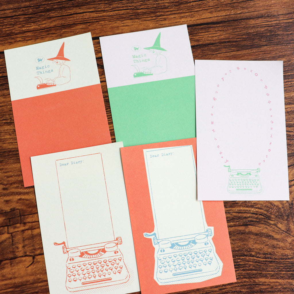 【NECOCHA】Memo Pad- Typing Machine