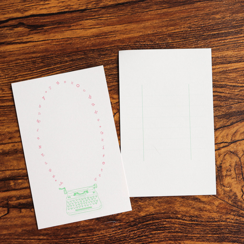 【NECOCHA】Memo Pad- Typing Machine