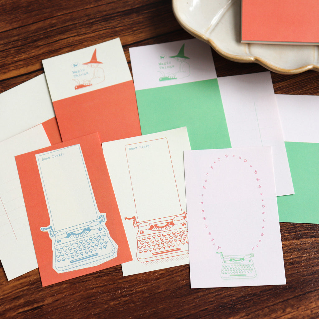 【NECOCHA】Memo Pad- Typing Machine