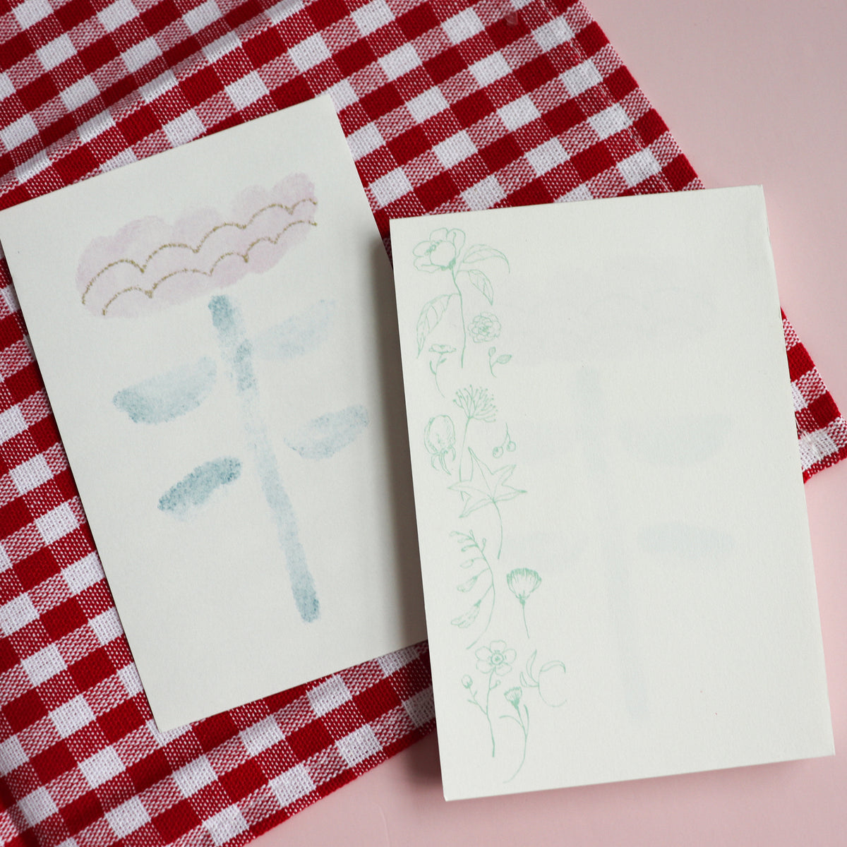 【NECOCHA】 Memo Pad- Flower