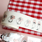 【NECOCHA】Kiss-cut Tape Sticker Roll-The Purr-Gym Number