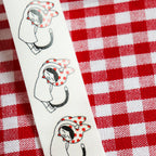 【NECOCHA】Kiss-cut Tape Sticker Roll-The Purr-Gym Number