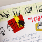 【NECOCHA】Washi Tape- Stationery Time