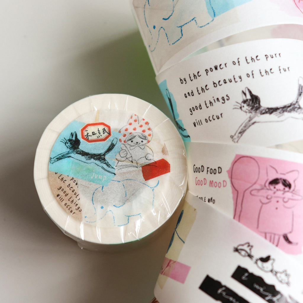 【NECOCHA】The Purr-Gallery Exhibition Washi Tape