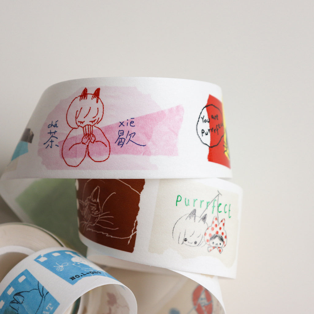 【NECOCHA】The Purr-Gallery Exhibition Washi Tape
