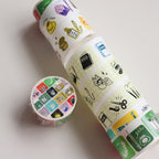 【NECOCHA】Washi Tape- Stationery Time