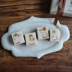 【NECOCHA】Wood Rubber Stamps- The Plush Purr-chestra