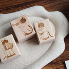 【NECOCHA】Wood Rubber Stamps- The Plush Purr-chestra