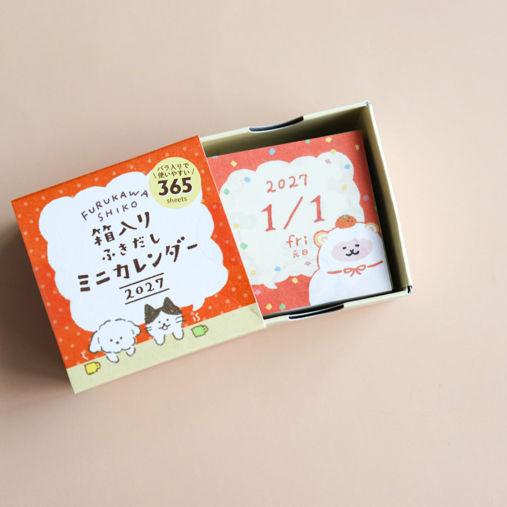 FURUKAW SHIKO -2027 Mini Calendar in a Box- Speech Bubbles