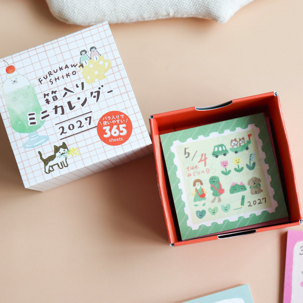 FURUKAW SHIKO -2027 Mini Calendar in a Box