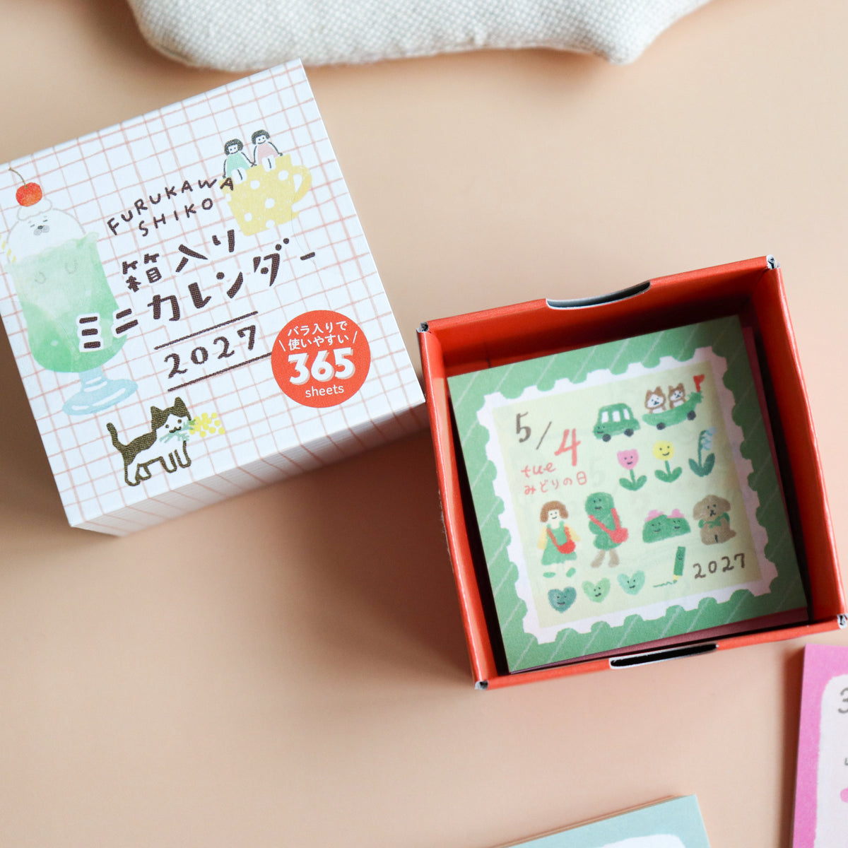 FURUKAW SHIKO -2027 Mini Calendar in a Box