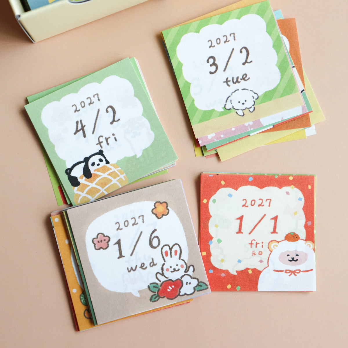 FURUKAW SHIKO -2027 Mini Calendar in a Box- Speech Bubbles