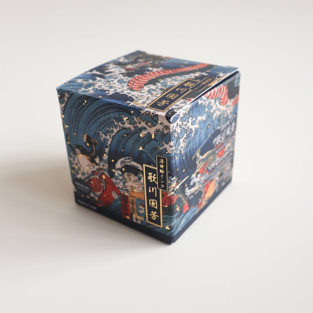 TACCIA- Nakabayashi Ukiyo-e ink 40ml Ink- Kuniyoshi Blue Agate