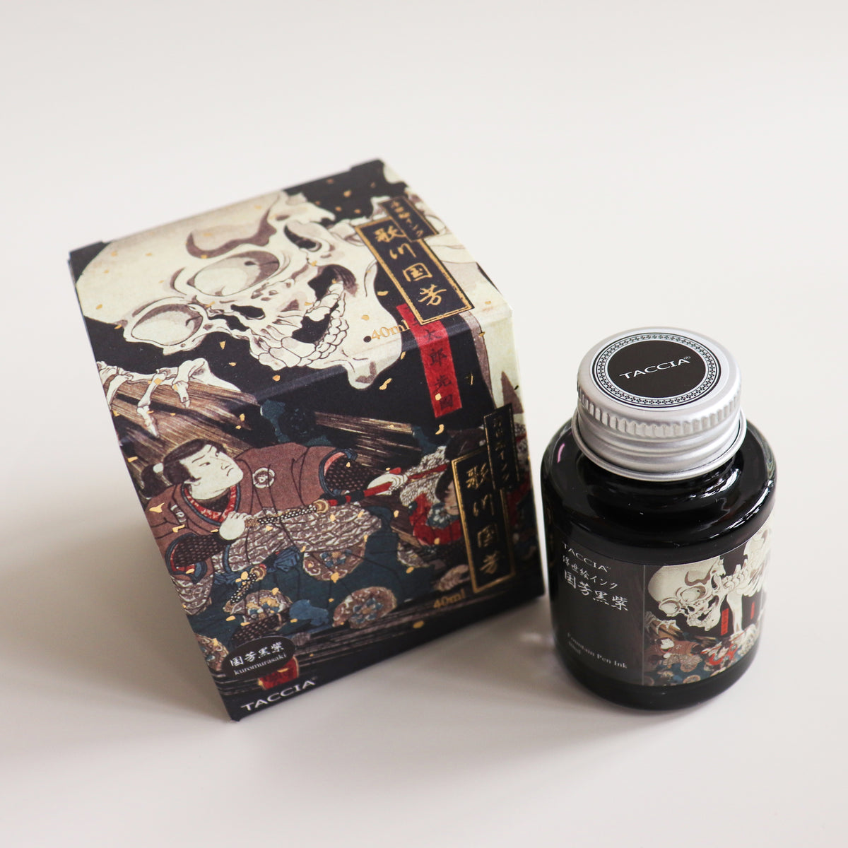 TACCIA- Nakabayashi Ukiyo-e ink 40ml Ink- Kokiyoshi Black Purple