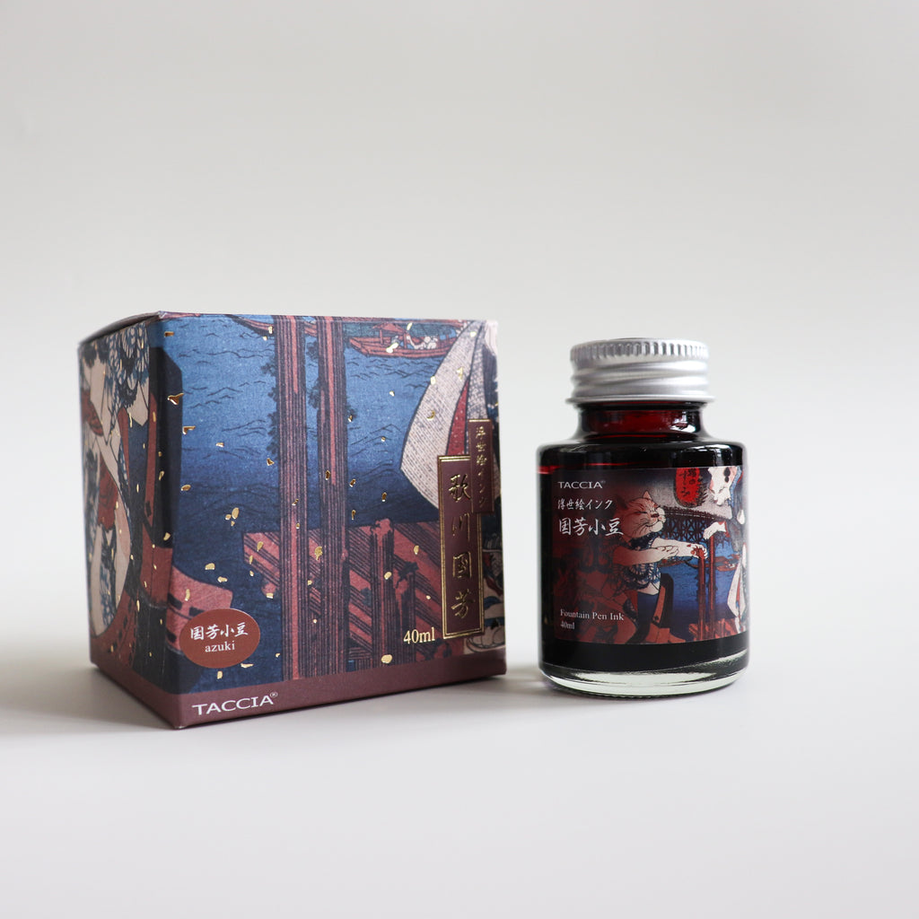 TACCIA- Nakabayashi Ukiyo-e ink 40ml Ink- Kuniyoshi Azuki
