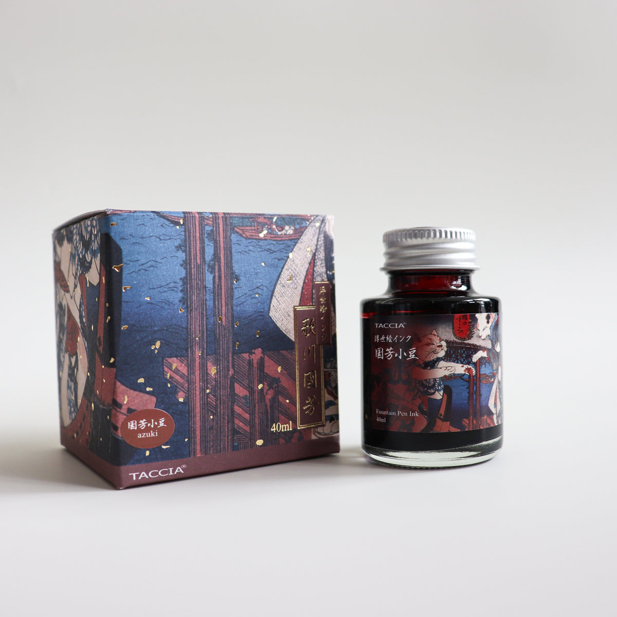 TACCIA- Nakabayashi Ukiyo-e ink 40ml Ink- Kuniyoshi Azuki