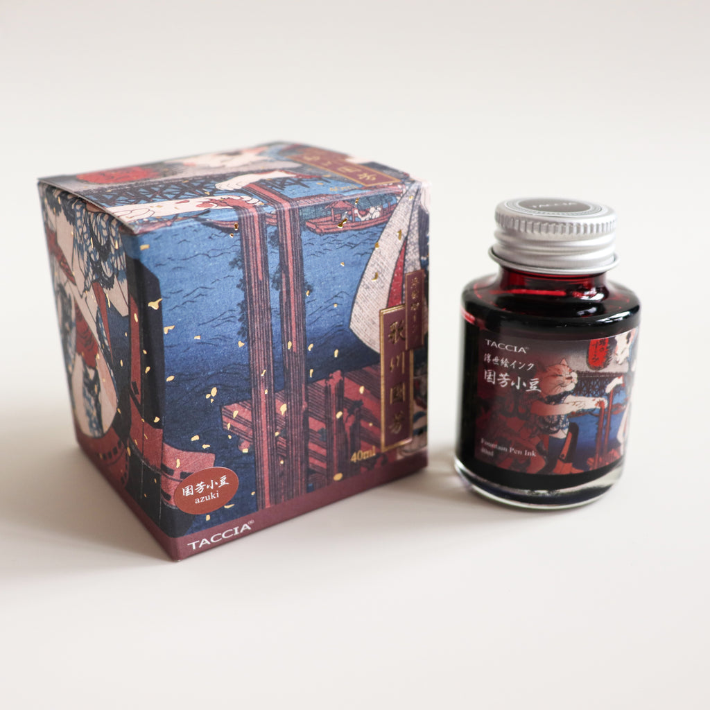 TACCIA- Nakabayashi Ukiyo-e ink 40ml Ink- Kuniyoshi Azuki