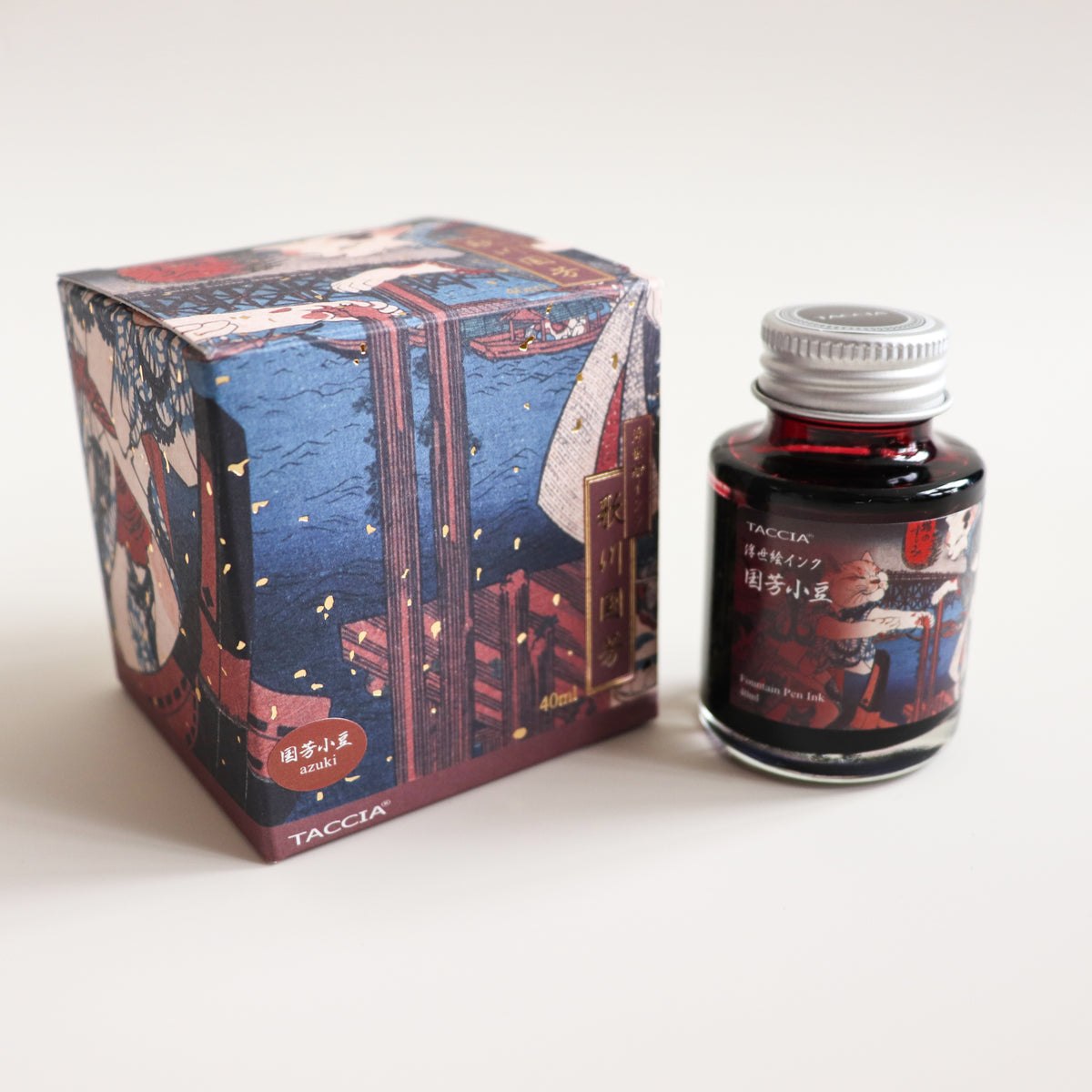 TACCIA- Nakabayashi Ukiyo-e ink 40ml Ink- Kuniyoshi Azuki