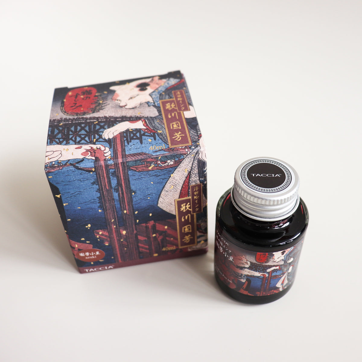 TACCIA- Nakabayashi Ukiyo-e ink 40ml Ink- Kuniyoshi Azuki