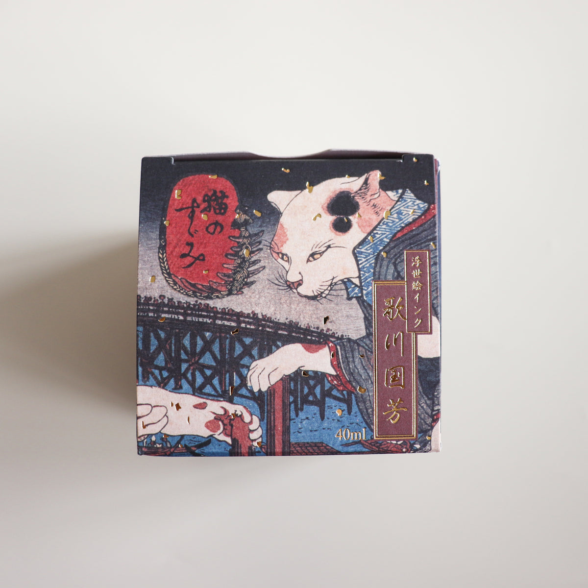 TACCIA- Nakabayashi Ukiyo-e ink 40ml Ink- Kuniyoshi Azuki