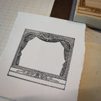 [Bunny Craft House] Wood Stamp- Cloud Theatre