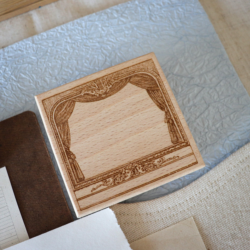 [Bunny Craft House] Wood Stamp- Cloud Theatre