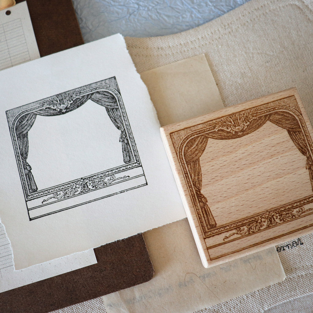 [Bunny Craft House] Wood Stamp- Cloud Theatre