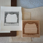 [Bunny Craft House] Wood Stamp- Cloud Theatre