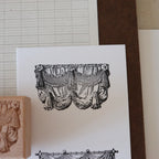 [Bunny Craft House] Wood Stamp- Drapery