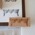 [Bunny Craft House] Wood Stamp- Drapery