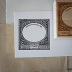[Bunny Craft House] Wood Stamp - Parisian Frame