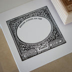 [Bunny Craft House] Wood Stamp - Parisian Frame