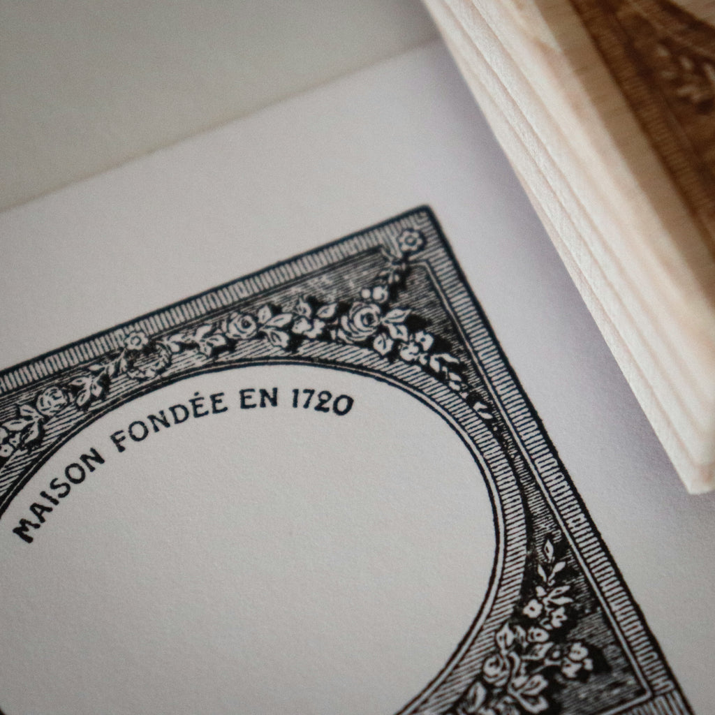 [Bunny Craft House] Wood Stamp - Parisian Frame