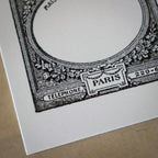 [Bunny Craft House] Wood Stamp - Parisian Frame