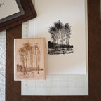 [Bunny Craft House] Wood Stamp - Spring Ridge